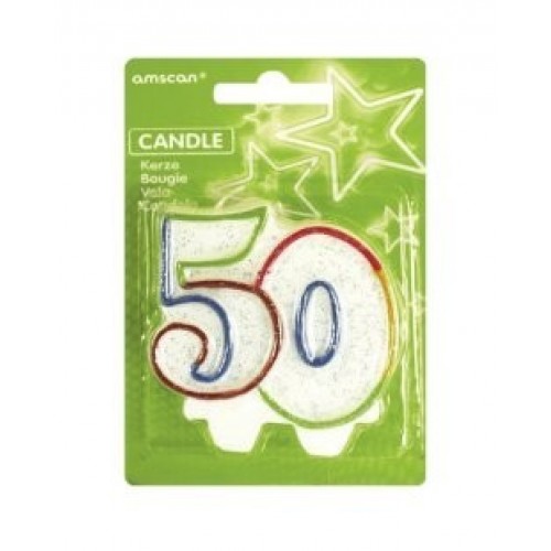 VELA FORMA N50 BORDE COLORES 8CM