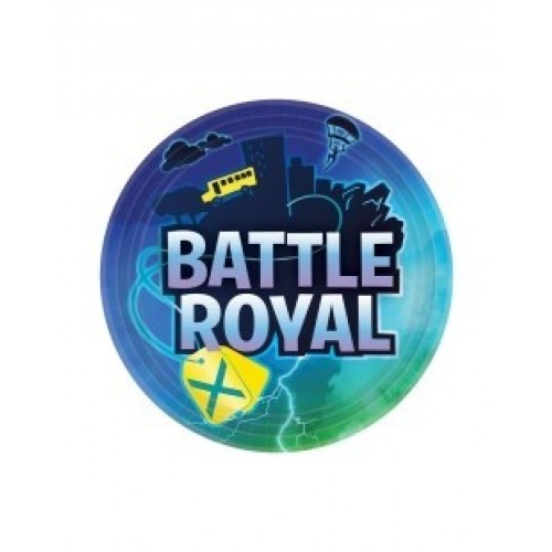   8 PLATOS CARTON BATTLE ROYAL 23CM