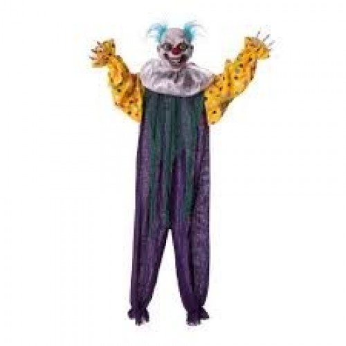 COLGANTE PAYASO TELA AMARILLO 90CM