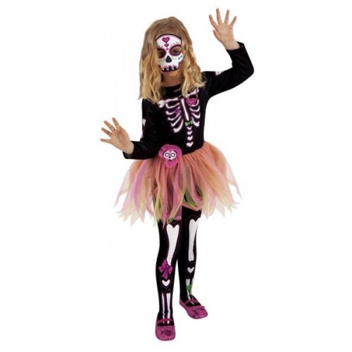 DISFRAZ 3A4AÑOS SWEET SKELITA TUTUWE