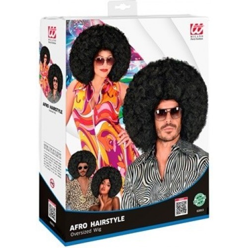 PELUCA AFRO NEGRA DE GIGANTE
