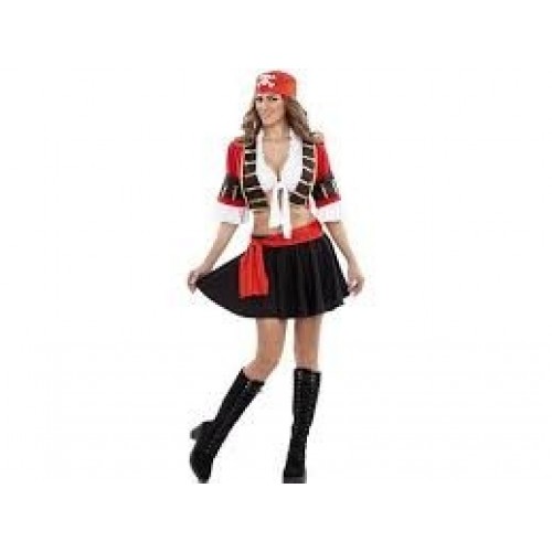  DISFRAZ T-S PIRATA BUCANERA
