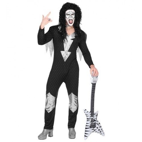 DISFRAZ T-XL HEAVY METAL ROCK STAR
