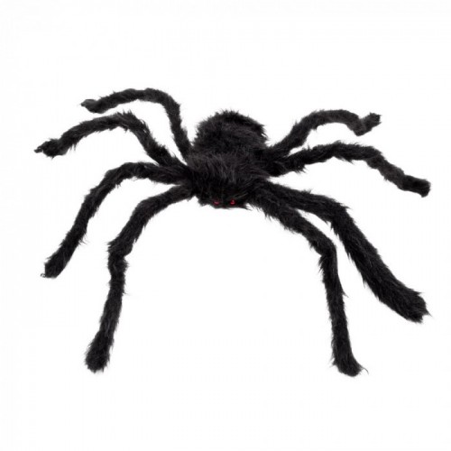 ARAÑA PELUDA NEGRA 50X65CM