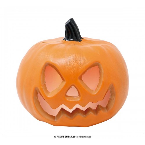 CALABAZA CON LUZ 20CM