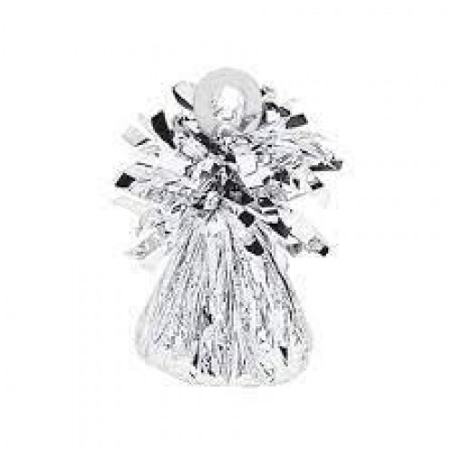   PESO GLOBO METAL PLATA 150GR