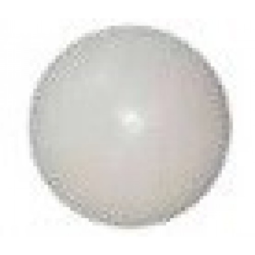 "BOLA NAVIDAD BLANCA BRILLO 15CM