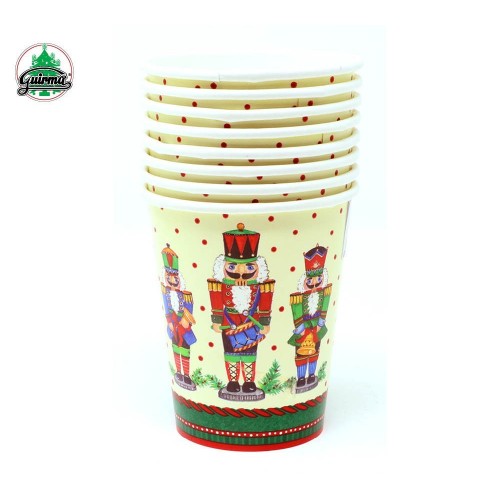 $D   8 VASOS SOLDADO DE PLOMO 200ML
