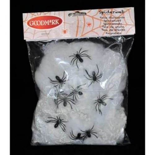   TELARAÑA BLANCA CON ARAÑAS 100GR