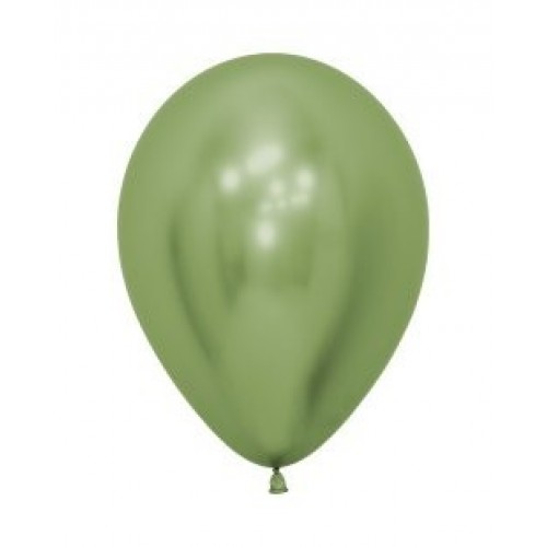12 GLOBOS R12 LATEX VERDE LIMA 30CM