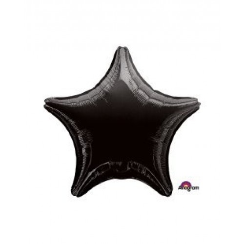   GLOBO 19" FOIL ESTRELLA NEGRA