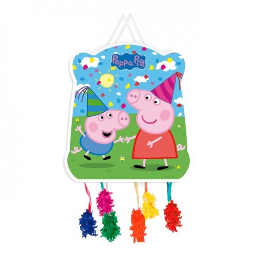   PIÑATA PEQUEÑA PEPPA PIG 28X33CM