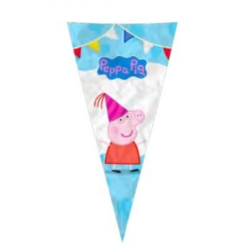   BOLSA CONO PEPPA PIG 20X40CM
