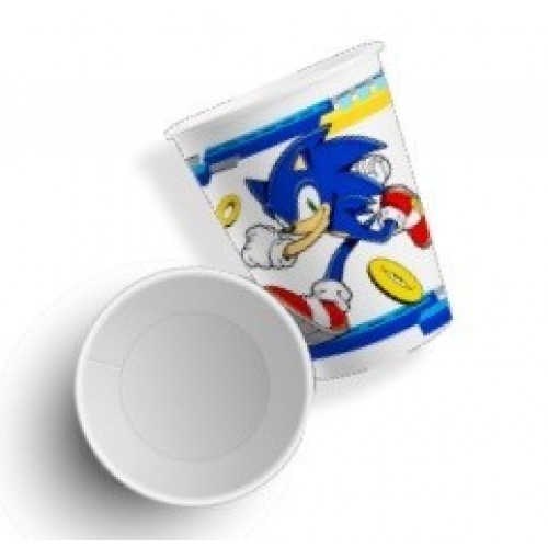   8 VASOS CARTON SONIC 200ML