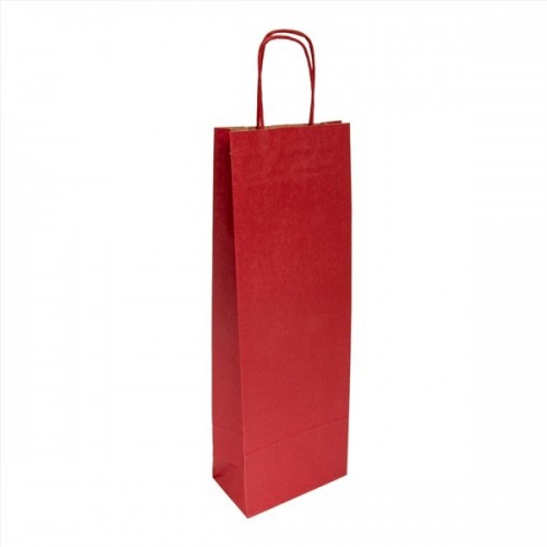   BOLSA 1 BOTELLA BURDEOS 14 8X40CM