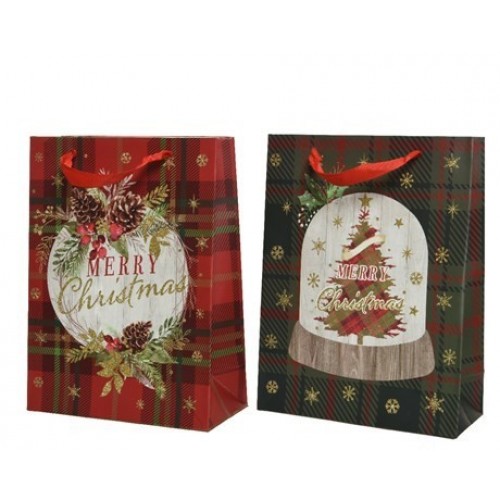 BOLSA REGALO NAVIDAD SURT 26X32CM
