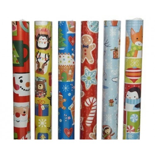 PAPEL DE REGALO SURT NAVIDAD 2X70