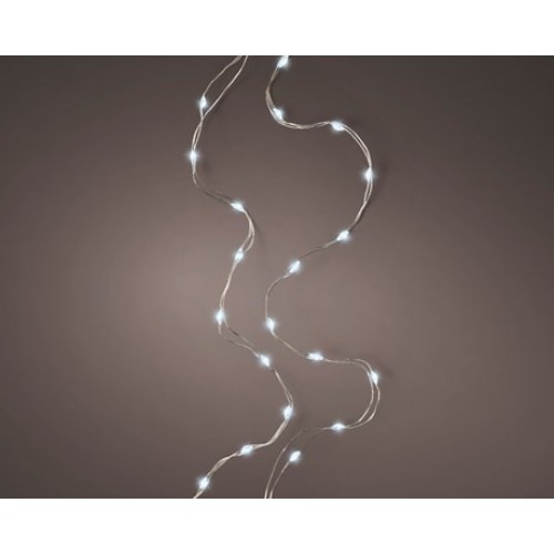 GUIRNALDA MICRO LED FIJA INTERIOR BLANCA