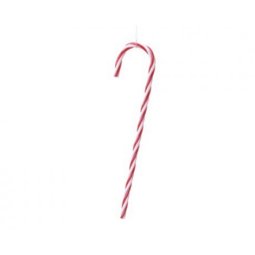 6 COLGANTE PALO CARAMELO ROJO/BLANCO