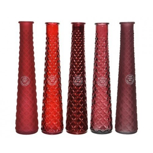 FLORERO CRISTAL MOD.SURT 6.5X32CM