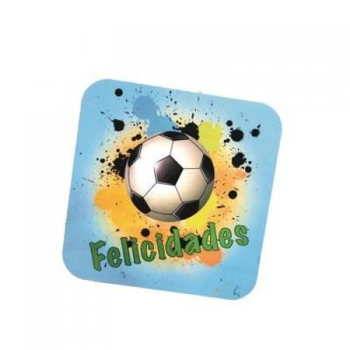  PIÑATA FUTBOL FELICIDADES 42X42CM