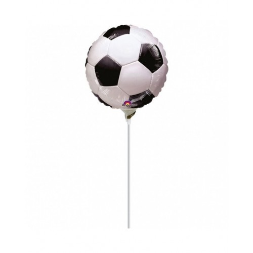   GLOBO 9" PALO FOIL BALON FUTBOL