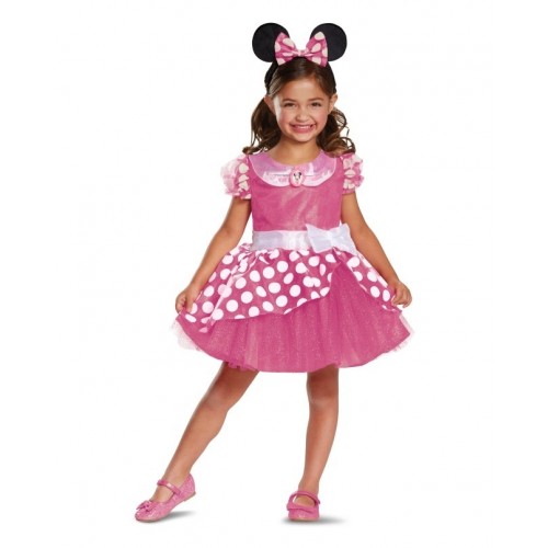 L DISFRAZ 5A6AÑOS MINNIE ROSA DELUXE
