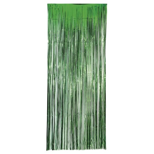   CORTINA FLECO METAL VERDE 1X2,4MT