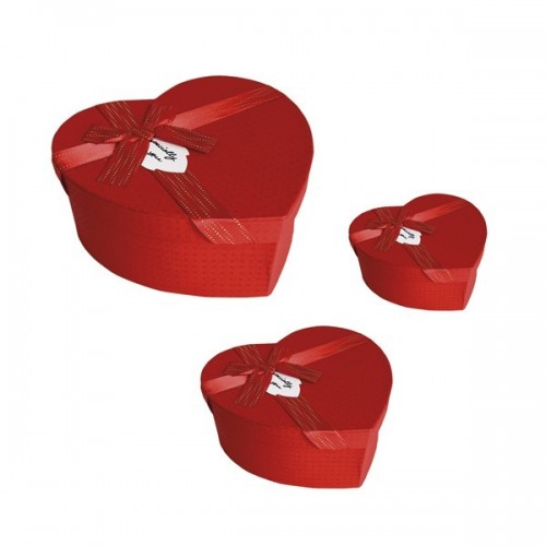 CAJA REGALO FORMA CORAZON 22X20X9CM