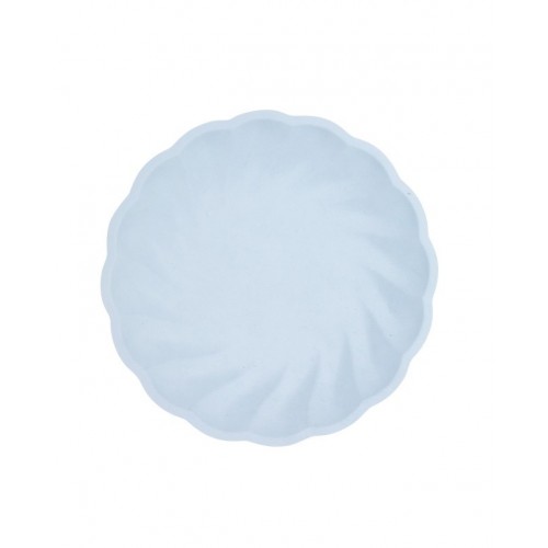 -  6 PLATOS FORMA VERT CELESTE 22,8