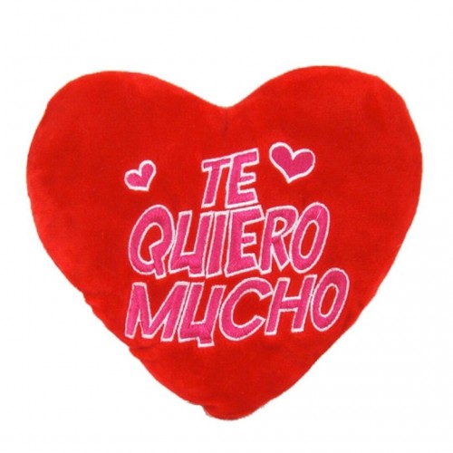COJIN PELUCHE CORAZON 20X14CM