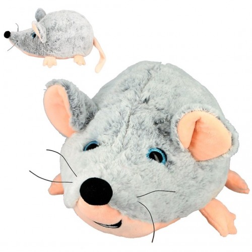 PELUCHE RATON OJO CRISTAL 25CM