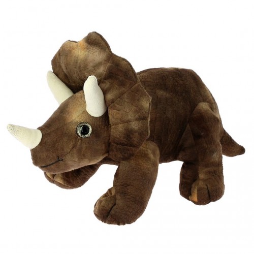PELUCHE DINOSAURIO TRICERATOPS 25CM.