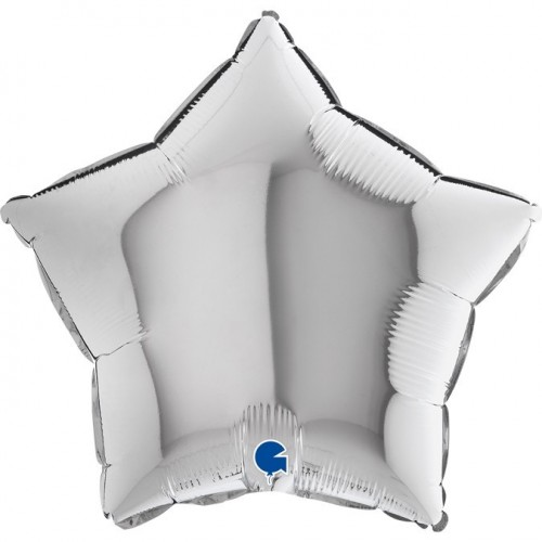   GLOBO 18" FOIL ESTRELLA PLATA