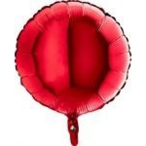   GLOBO 18" FOIL REDONDO ROJO
