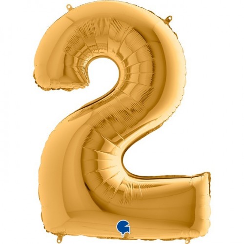   GLOBO 40" FOIL FORMA N2 ORO