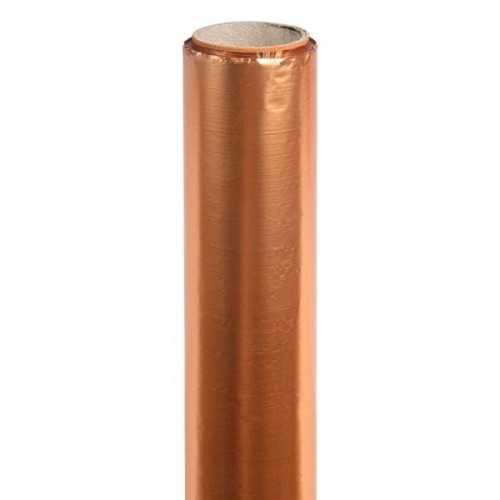 ROLLO PAPEL METAL COBRE 1X20MT