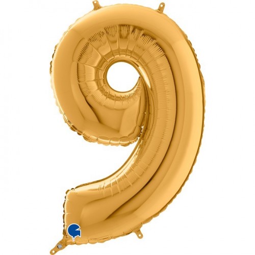  GLOBO 40" FOIL FORMA N9 ORO