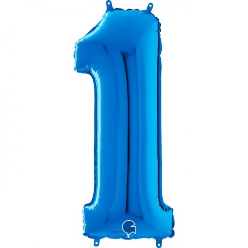   GLOBO 40" FOIL FORMA N1 AZUL