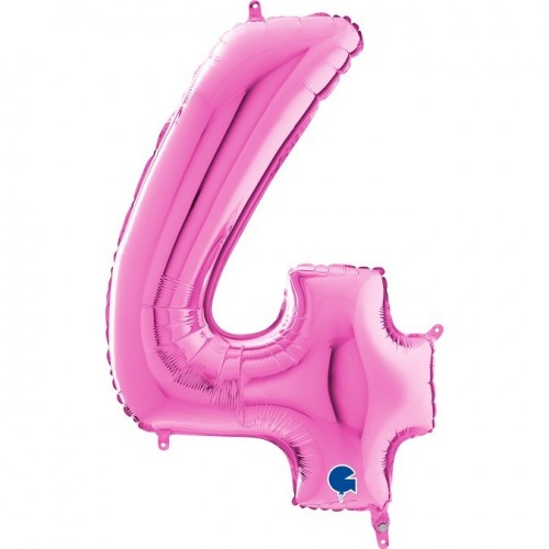   GLOBO 40" FOIL FORMA N4 FUCSIA
