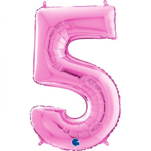   GLOBO 40" FOIL FORMA N5 FUCSIA