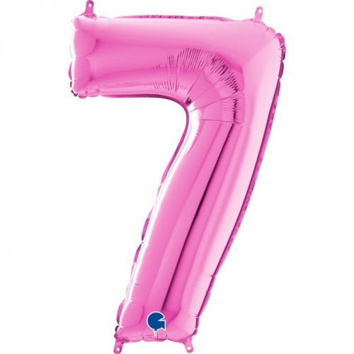   GLOBO 40" FOIL FORMA N7 FUCSIA