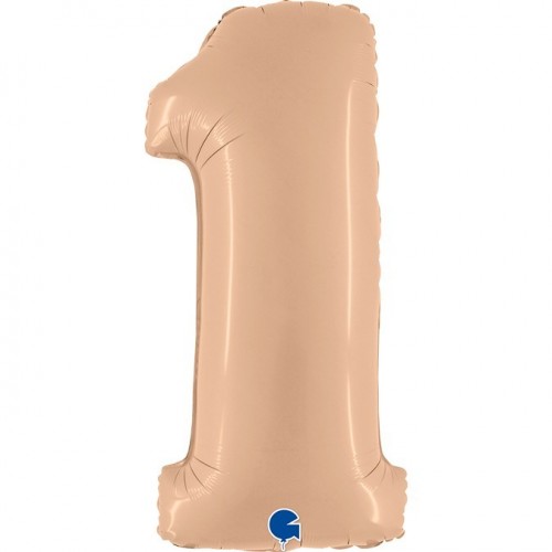   GLOBO 40" FOIL FORMA N1 NUDE