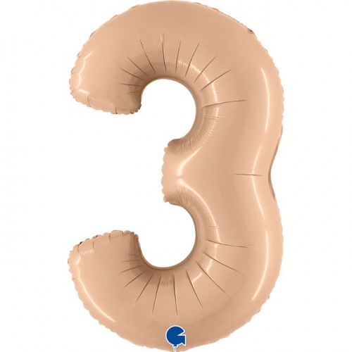   GLOBO 40" FOIL FORMA N3 NUDE