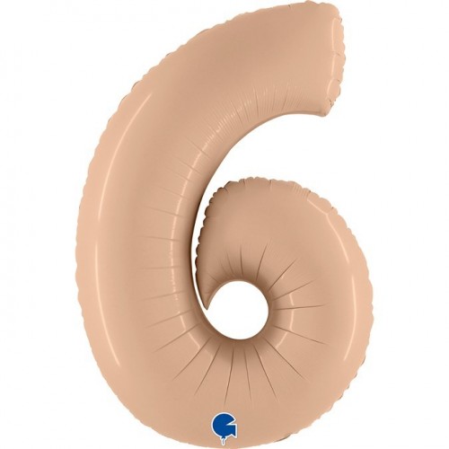   GLOBO 40" FOIL FORMA N6 NUDE