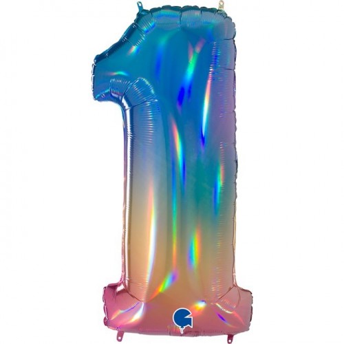   GLOBO 40" FOIL FORMA N1 MULTICOL