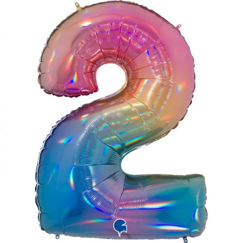   GLOBO 40" FOIL FORMA N2 MULTICOL