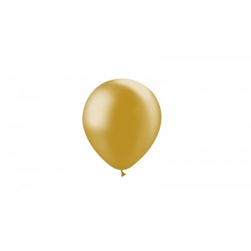   100 GLOBOS 5" 45M94 METAL ORO