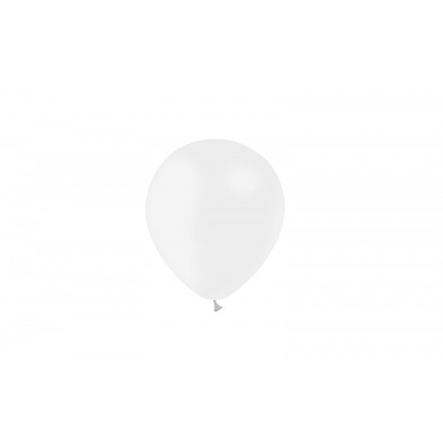   100 GLOBOS 5" 45M96 METAL BLANCO