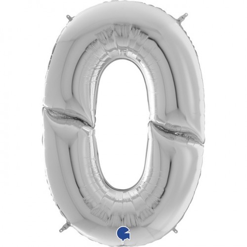   GLOBO 64" FOIL FORMA N0 PLATA